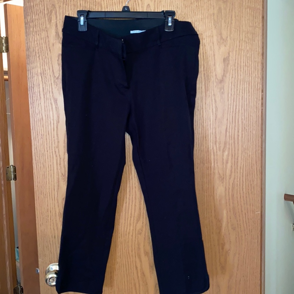 Lane Bryant black capris